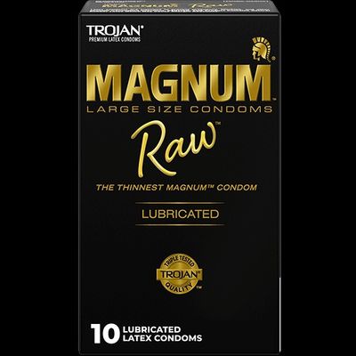 Bao cao su MAGNUM™ RAW™ CONDOMS Chất liệu latex cao cấp giúp giảm nguy cơ mang thai 10 Cái