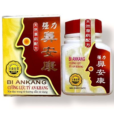 Viên Uống Viêm Xoang Cường Lực Tỷ An Khang - Thực Phẩm Chức Năng Xuất Xứ Malaysia, Hộp 34 Viên, Giảm Viêm Mũi Dị Ứng
