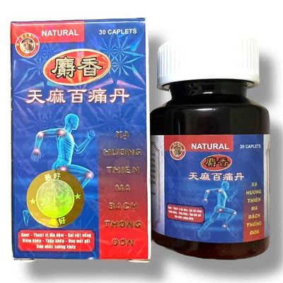 Xạ Hương Thiên Ma Bách Thống Đơn - Thực Phẩm Chức Năng Hộp 30 Viên Xuất Xứ Malaysia - Mã 1516