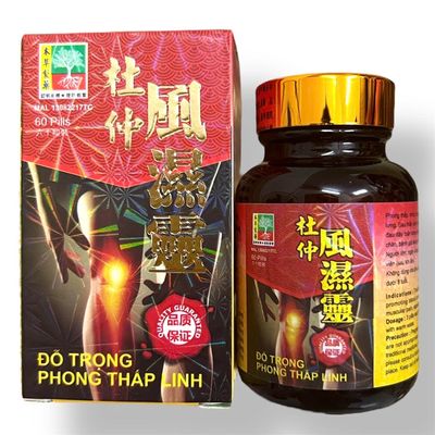 Đỗ Trọng Phong Thấp Linh - Hộp 60 Viên Chức Năng Chống Đau Nhức Xuất Xứ Malaysia - Giải Pháp Cho Khớp Thoải Mái
