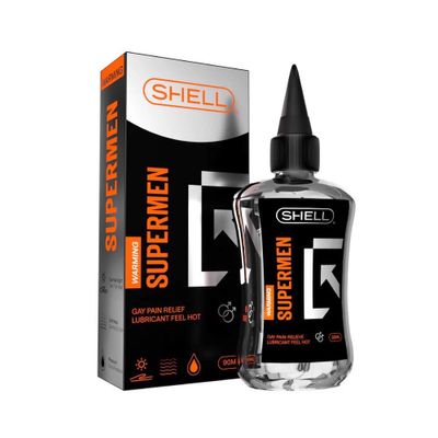 Gel Bôi Trơn Làm Ấm Silicon Cửa Sau Shell Supermen Warming Chai 90ml 
