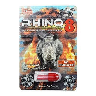 Viên Uống Cường Hóa Sinh Lý Rhino 8 Tăng Cường Thời Gian Chính Hãng Mỹ 