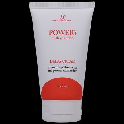 Gel trơn hỗ trợ kéo dài cương dương nam giới Intimate Enhancments Power+ with Yohimbe Delay Cream chính hãng