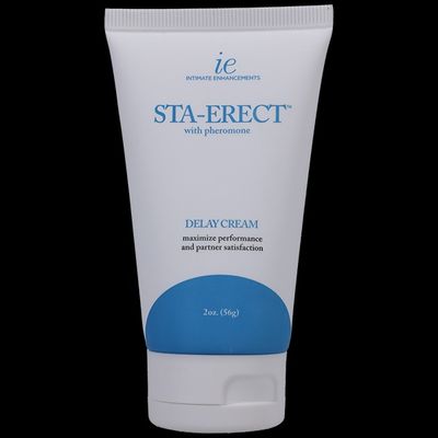 Gel trơn hỗ trợ kéo dài cương dương nam giới Intimate Enhancments Sta-Erect with Pheromone Delay Cream chính hãng