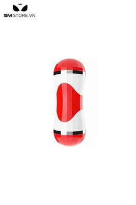 Cốc âm đạo silicon 2 đầu âm đạo và miệng cầm tay dài 25cm