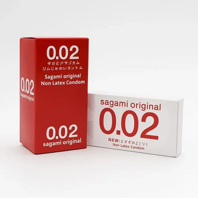 Bao Cao Su Sagami Original Non Latex Siêu Mỏng 0.02mm - Hộp 12 Cái