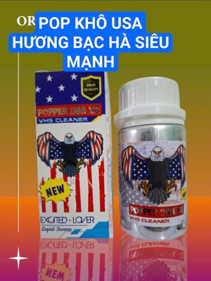 (Hàng công ty) Popper khô 40ml Dòng Cao Cấp, Cực Mạnh, Gây Ảo Giác,Phê lâu , Che Tên SP 
