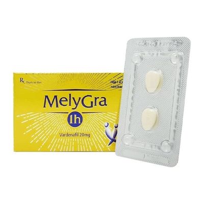 Viên uống tăng cường sinh lý nam MelyGra 1h hộp 2 viên chính hãng
