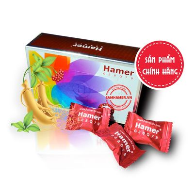 Viên kẹo tem cuongduong nam cực mạnh Kẹo sâm Hamer Malaysia chính hãng