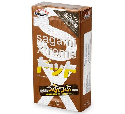(Hộp 10 Cái) Bao Cao Su Sagami Xtreme Feel Up - Siêu Mỏng, Có Gân Gai Chính Hãng 742192
