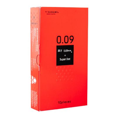 (Hộp 2  Cái) Bao Cao Su Sagami Super Dot 0.09 - Siêu gai chính hãng 742184