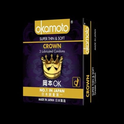 Bao Cao Su Okamoto Crown Siêu Mỏng Và Mềm Mại 635948