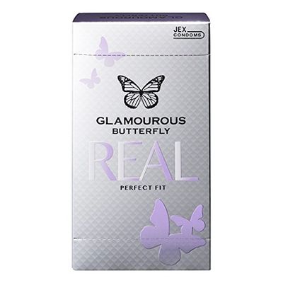 Bao Cao Su Jex Glamourous Butterfly Real Siêu Mỏng (Hộp 8 Cái) 