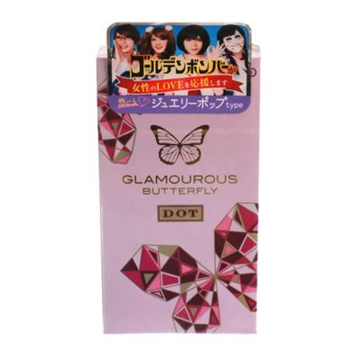 Bao Cao Su Gai Nhật Bản Jex Glamourous Butterfly Dot 8s