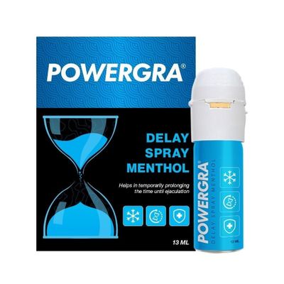Gel bôi trơn hỗ trợ dành cho nam giới  Powergra Delay Spray Menthol - Chai 13ml 646804 Chính Hãng