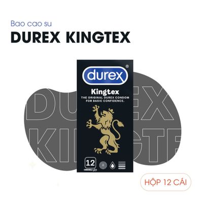 (Hộp 12 Cái) Bao Cao Su Size Nhỏ 49mm Durex Kingtex Chính hãng 741273
