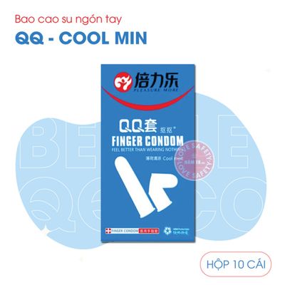 (Hộp 10 Cái) Bao Cao Su Ngón Tay Beilile QQ Cool Mint Chính hãng 741249