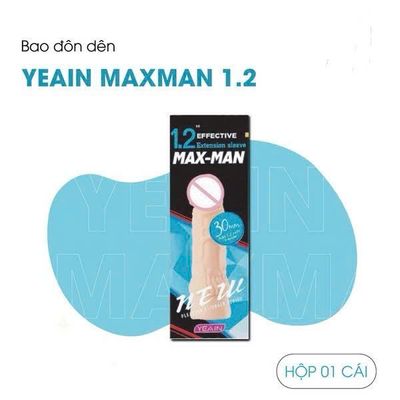 (Hộp 1 Cái) Bao Cao Su Đôn Dên Dành Cho Nam Giới Yeain Maxmannn 1.2 Chính Hãng 741232
