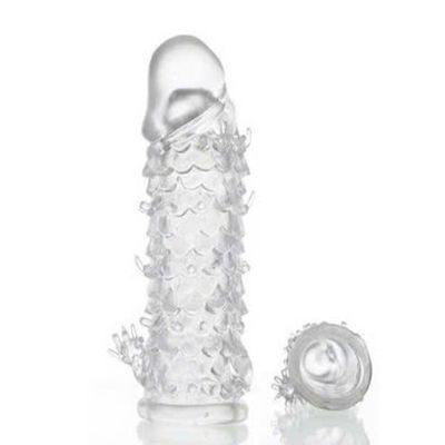 (Hộp 1 Cái) Bao Cao Su Đôn Dên Dành Cho Nam Giới Trong Suốt Kiểu Vảy Cá Chính Hãng 741220