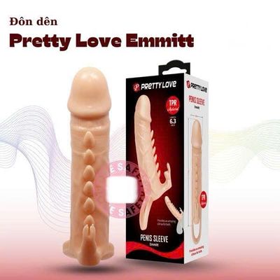 (Hộp 1 Cái) Bao Cao Su Đôn Dên Pretty Love Emmitt Có Nhánh Chống Tuột Chính Hãng 741132