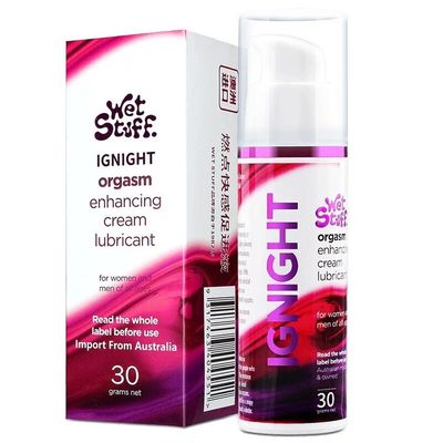 (Chai 30ml) Gel Bôi Trơn Dành Cho Nam Giới Wet Stuff Hương Bạc Hà Dạng Kem IGNIGHT Chính Hãng 741025