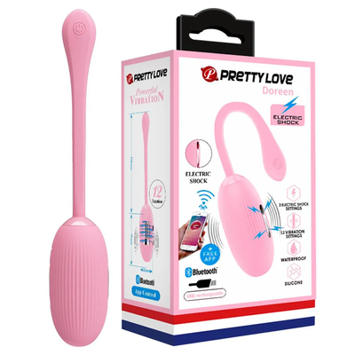 Trứng Rung Điều Khiển Từ Xa Pretty Love Doreen Sốc Điện Cực Thú Vị 652004