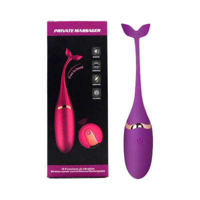 Trứng Rung Không Dây Cá Heo 10 Chế Độ Private Massager 652757
