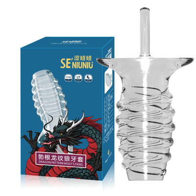 Bao Cao Su Đôn Dên Hở Đầu Có Quai Đeo Chống Tuột Cuộn Sóng Wolf's Fang