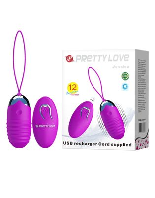 Trứng rung 12 chế độ điều khiển từ xa Pretty Love Jessica