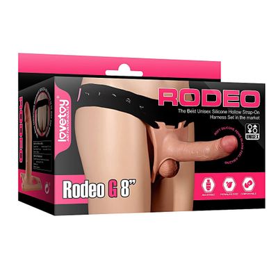 Dương vật dây đeo rỗng ruột có biều Lovetoy Ingen Hollow G8