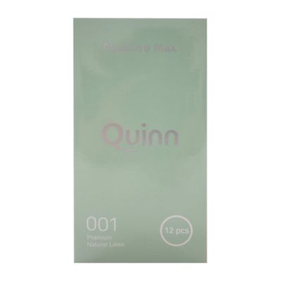 Bao cao su Quinn Pleasure Max - Gân và điểm nổi - Hộp 12 cái 662401