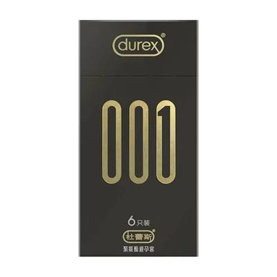 Bao cao su Durex 001 - Siêu mỏng, 54mm - Hộp 6 cái 662443