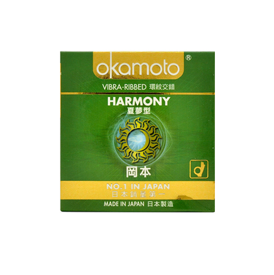 Bao Cao Su Okamoto Hamorny Mỏng Có Gân Sọc 669595