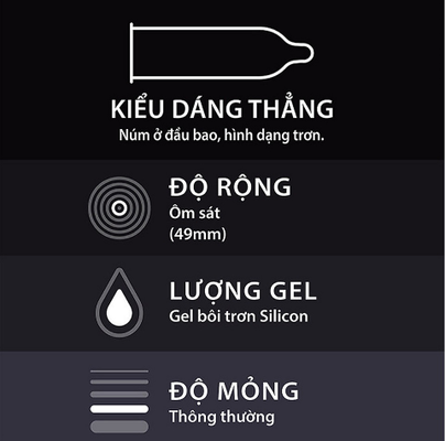 Bao Cao Su Durex Kingtex - Size Nhỏ - Chính Hãng 719232