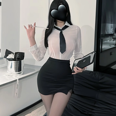 Cosplay Thư Ký Ôm Body Xinh Gợi Cảm Anime Quyến Rũ - N717
