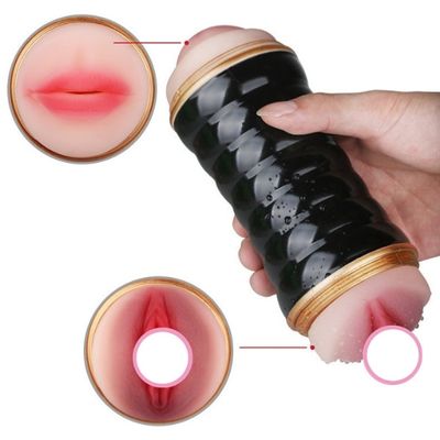 Cốc Quay Tay 2 Đầu Lovetoy Masturbation Cup - Lõi Silicon Siêu Mềm, Chơi Cả Trước Lẫn Sau