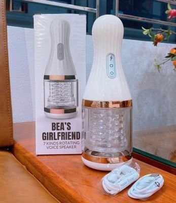 Máy Quay Tay Tự Động Beas Girlfriend - Xoay Đảo Chiều 360 Độ, Rung Rên Kích Thích Cho Nam