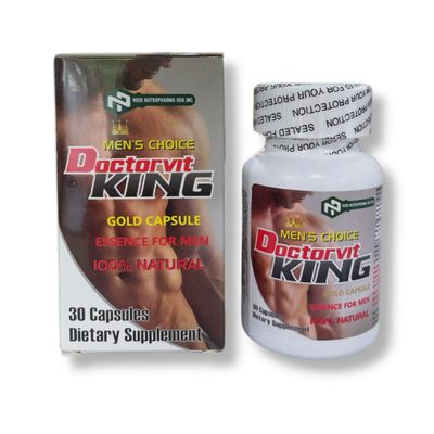 Doctorvit King USA - Viên uống tăng cường sinh lý nam, hộp 30 viên