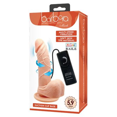 Dương Vật Giả Barbara Rung Ngoáy Gắn Tường – Chất Liệu Silicon Cao Cấp, Kích Thích Điểm G, Đế Hút Chân Không Tiện Lợi