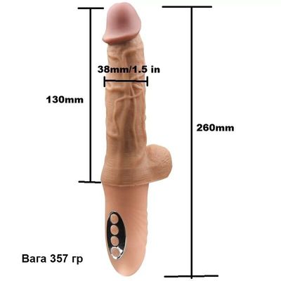 Dương Vật Giả Yunman Intense Sex – Chức Năng Sưởi Ấm 42 Độ, 10 Chế Độ Rung Mạnh Mẽ, Silicon Y Tế Cao Cấp, Sạc Pin USB 752230