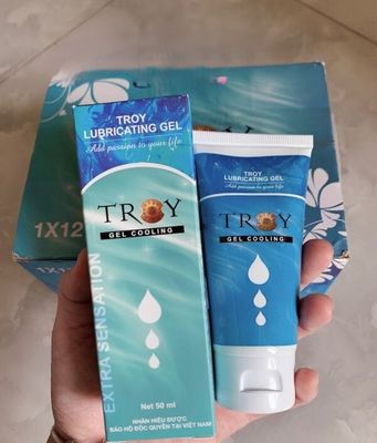 Gel Bôi Trơn Troy Gel Cooling Malaysia Hương Bạc Hà 50ml – Tăng Độ Ẩm, Mát Lạnh Hưng Phấn