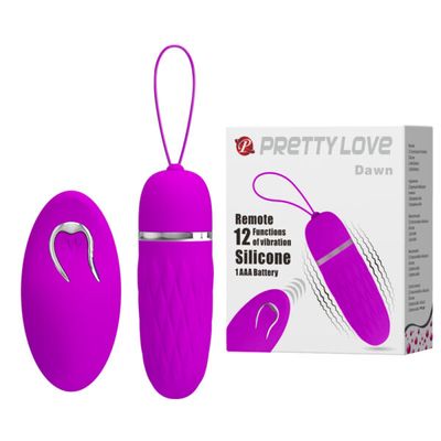 Trứng Rung Không Dây Prettylove Dawn 12 Chế Độ – Thiết Kế Vân Lưới Nổi Kích Thích Điểm G (Chính Hãng Lybaile)