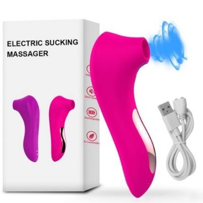 Máy Bú Hút Điểm G Âm Đạo Electric Sucking Massager 7 Chế Độ – Sạc Nam Châm Chống Nước (Chất Liệu Silicon Y Tế)