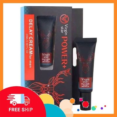 (Che Tên Khi Giao) Gel Bôi Virgin Star Power+ Delay Cream – Ngọn Đuốc Thắp Sáng Cực Khoái Bảo Mật Tuyệt Đối