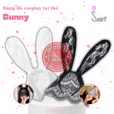 (Snapshop) Băng Đô Cosplay Tai Thỏ Bunny Chính Hãng