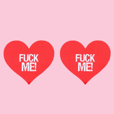 Phụ Kiện Cosplay Dễ Thương Cho Nữ Sexy Gợi Cảm - Dán Fuck Me Trái Tim Đỏ