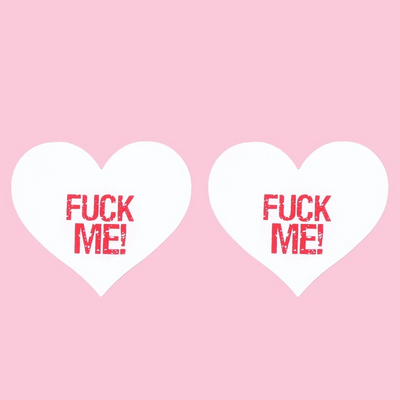 Phụ Kiện Cosplay Dễ Thương Cho Nữ Sexy Gợi Cảm - Dán Fuck Me Trái Tim Trắng
