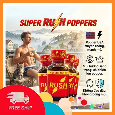 (Che Tên Khi Giao) Popper 30ml USA ưu đãi giá sốc, Cực Mạnh, Bao Phê Hỗ Trợ 24/7