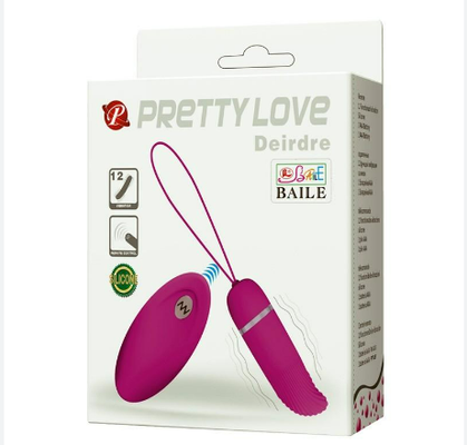 Trứng rung hình lưỡi điều khiển từ xa, dùng pin Pretty Love Deirdre