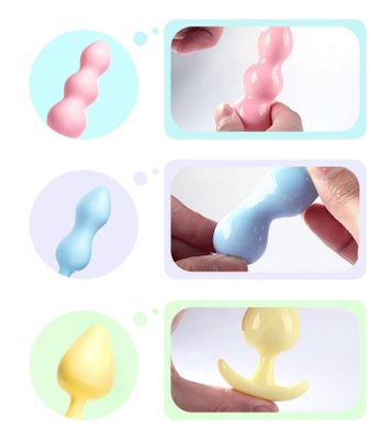 Mizz Zee Set 3 Bộ 3 phích cắm hậu môn giá rẻ